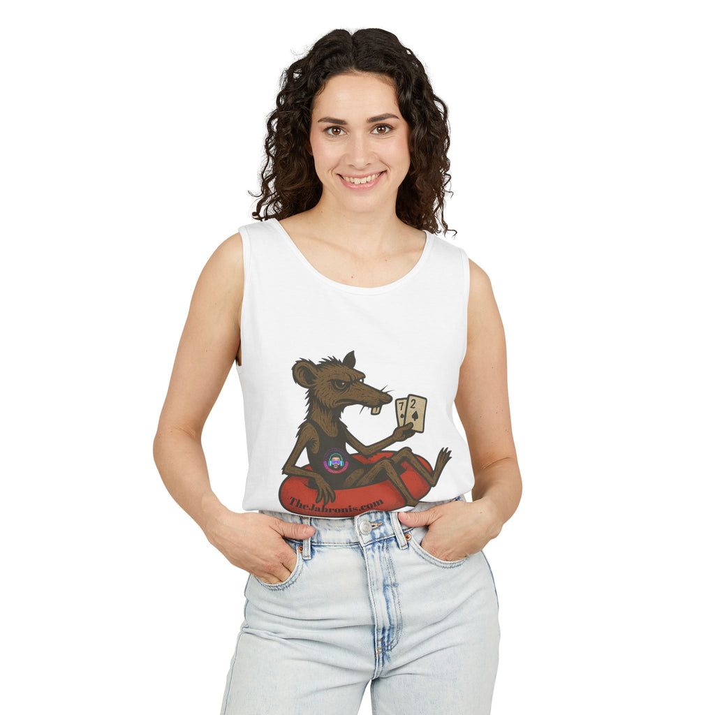 River Rat Unisex Tank Top, Summer Vibes Shirt, Outdoor Adventure Apparel, Gift for River Lovers, Fun Float Trip Tee